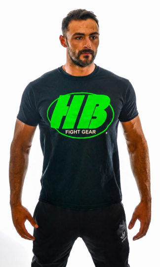 BLACK AND GREEN CLASSIC T-SHIRT
